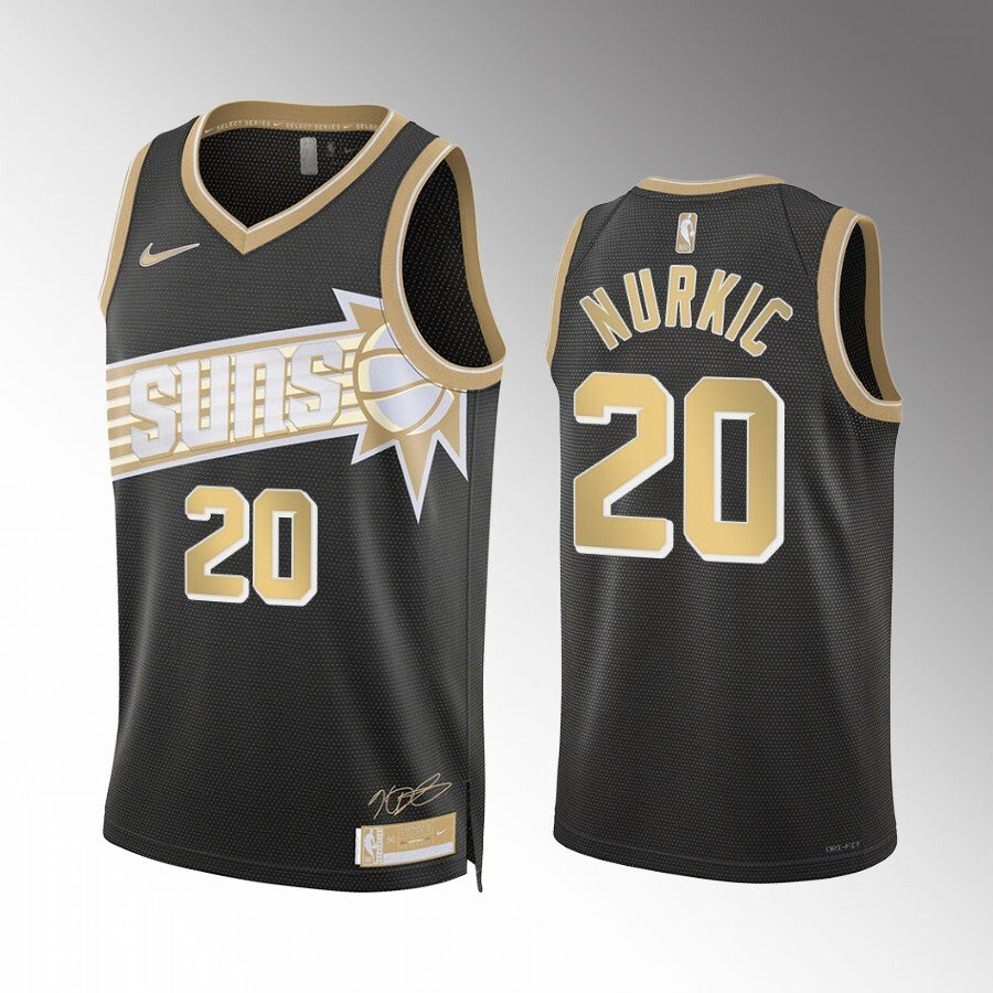 Phoenix Suns #20 Jusuf Nurkic 2024 NBA Select Series Black Style 1