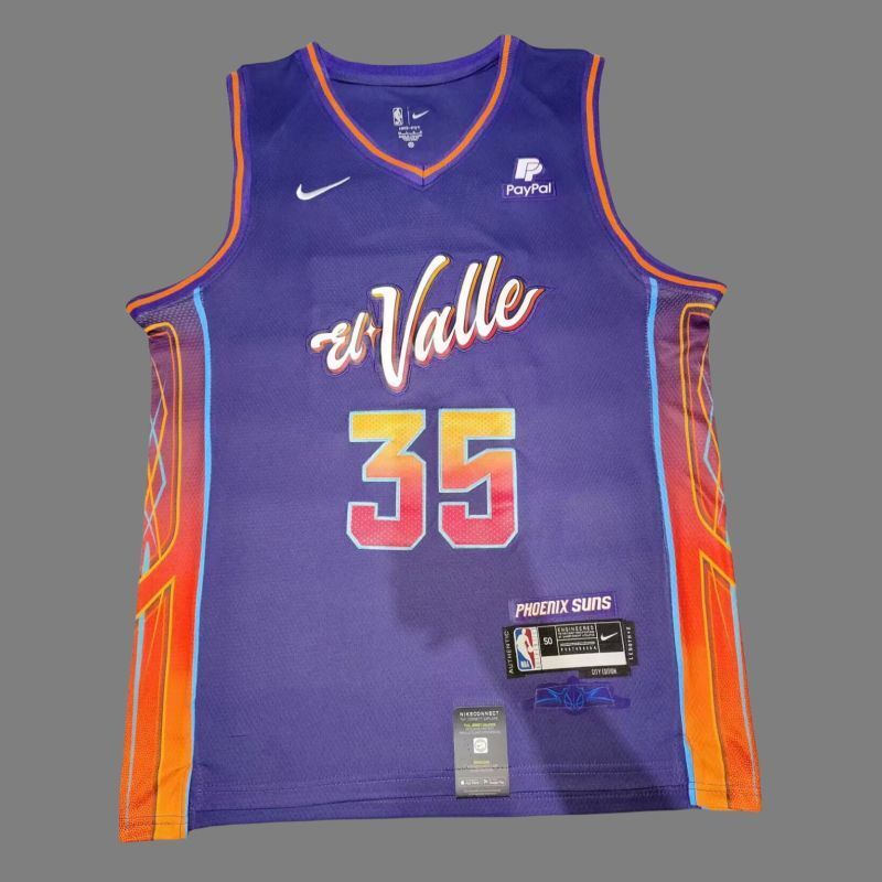 Phoenix Suns #35 Kevin Durant Suns 35 # Durant Purple 24 New Season City Edition Jersey Style 2