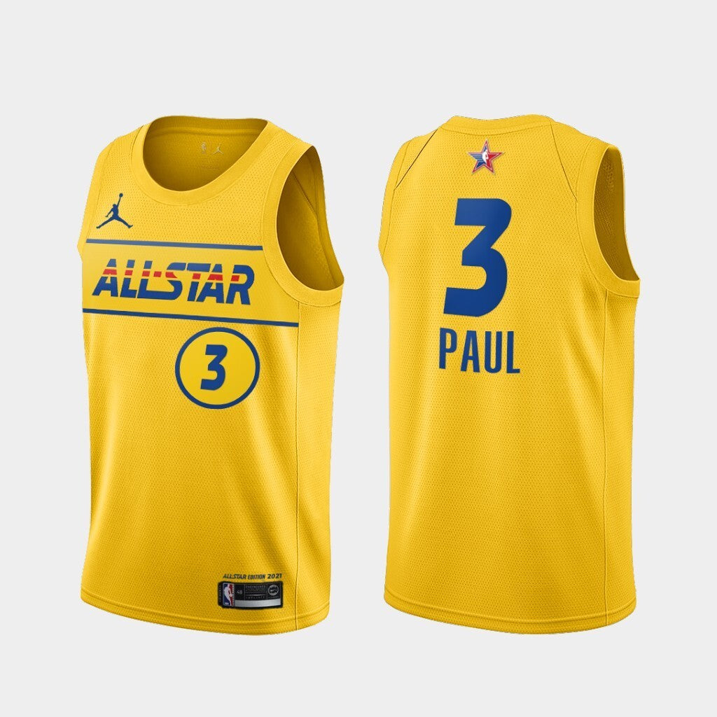 Phoenix Suns #3 Paul chris-paul-2021-all-star-western-conference-gold-suns-jersey