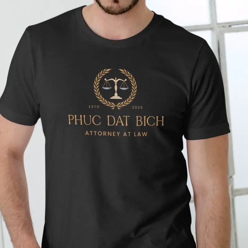 Phuc Dat Attorney at Law Funny T Shirt, Unisex Cotton Menswear Soft Hoodie, Sweatshirt | WearSparks.com