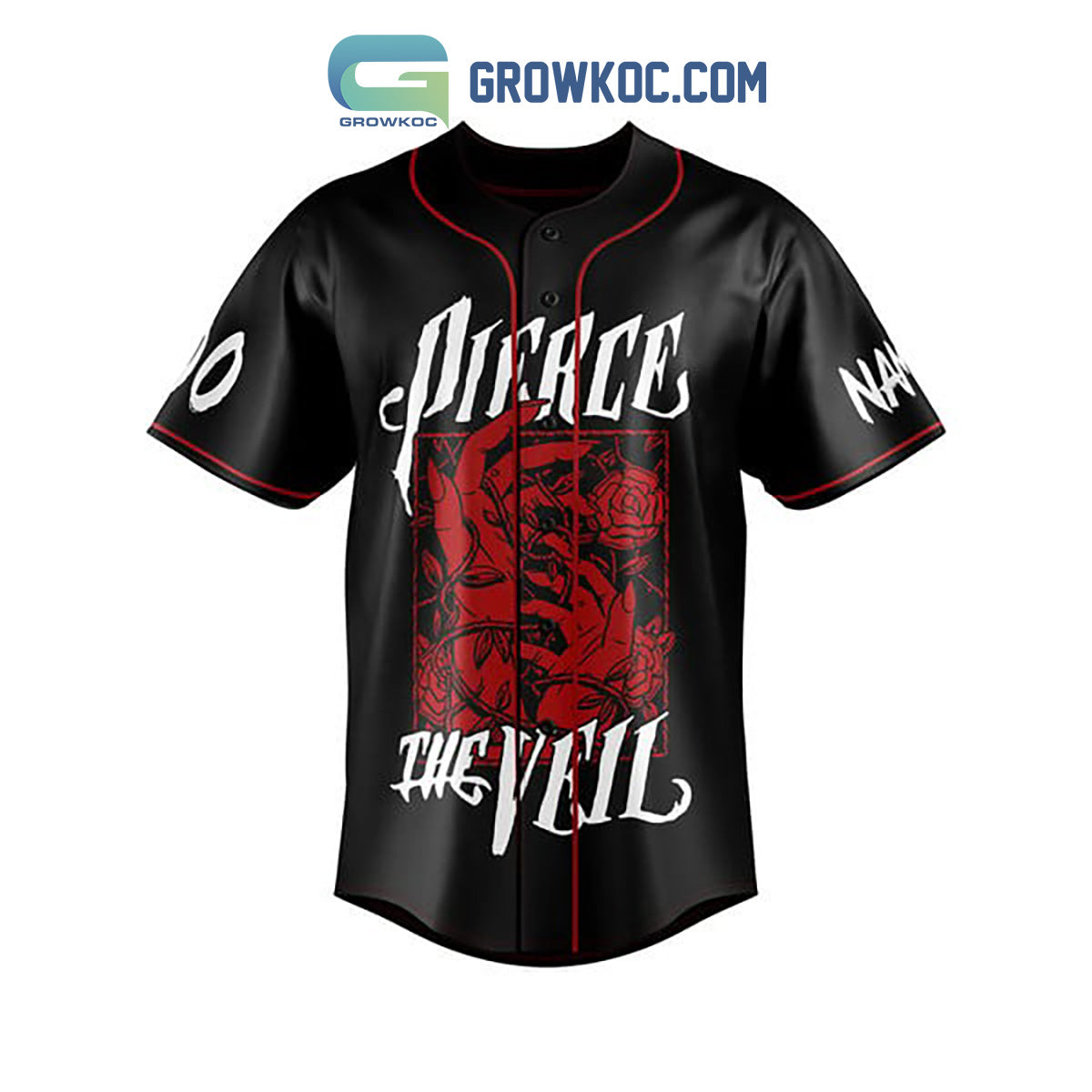 Pierce The Veil I Love You Personalized Baseball Jersey