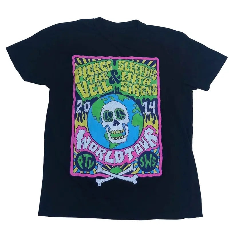 Pierce The Veil Unisex T-Shirt Collection Global Tour Tee Shirt For Fans Hoodie, Sweatshirt | WearSparks.com