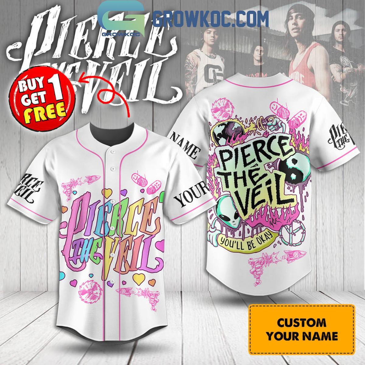 Pierce The Veil You’ll Be Okay Personalized Baseball Jersey