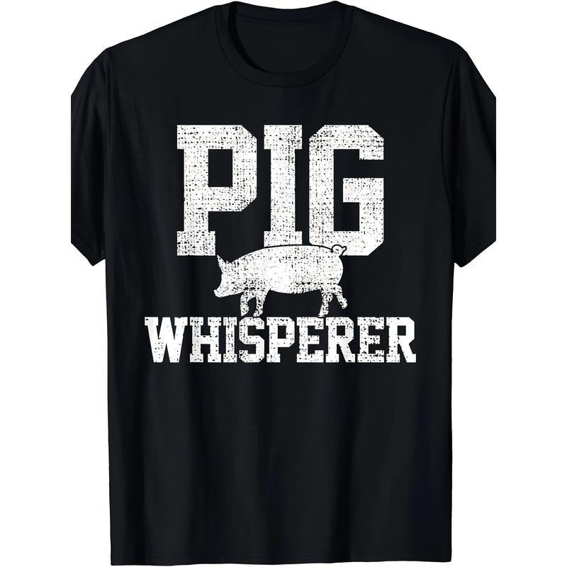 Pig Whisperer Farmer Vintage T-shirt - made in usa Hoodie, Sweatshirt | WearSparks.com