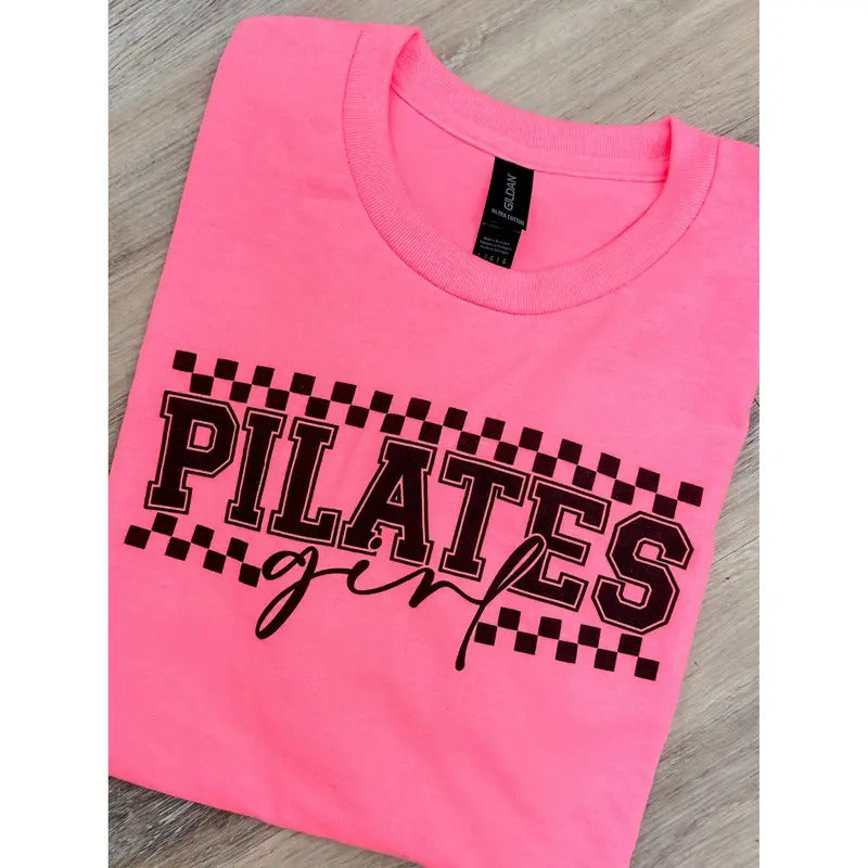 Pilates Girl Graphic Tee Hoodie, Sweatshirt | WearSparks.com