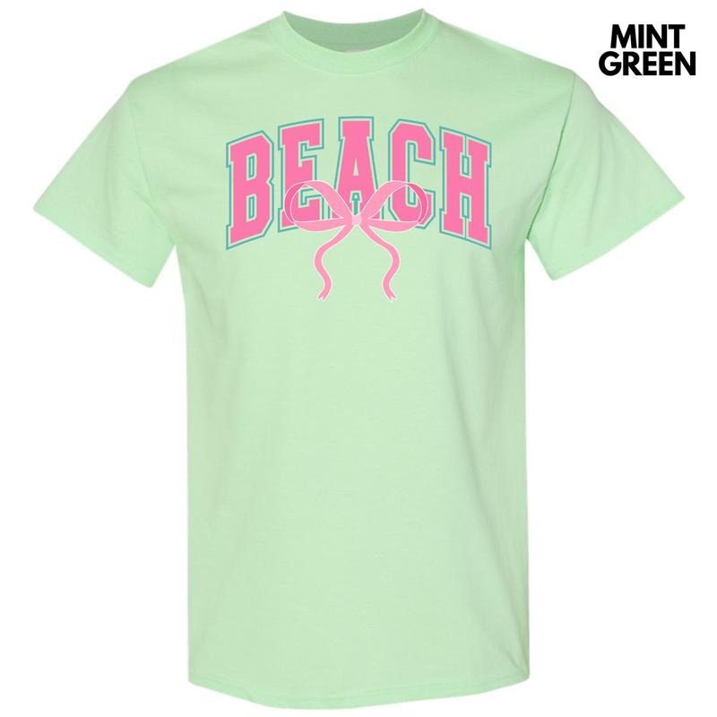 Pink Beach Coquette Gildan Short Sleeve T-Shirt 'NLB' Hoodie, Sweatshirt | WearSparks.com