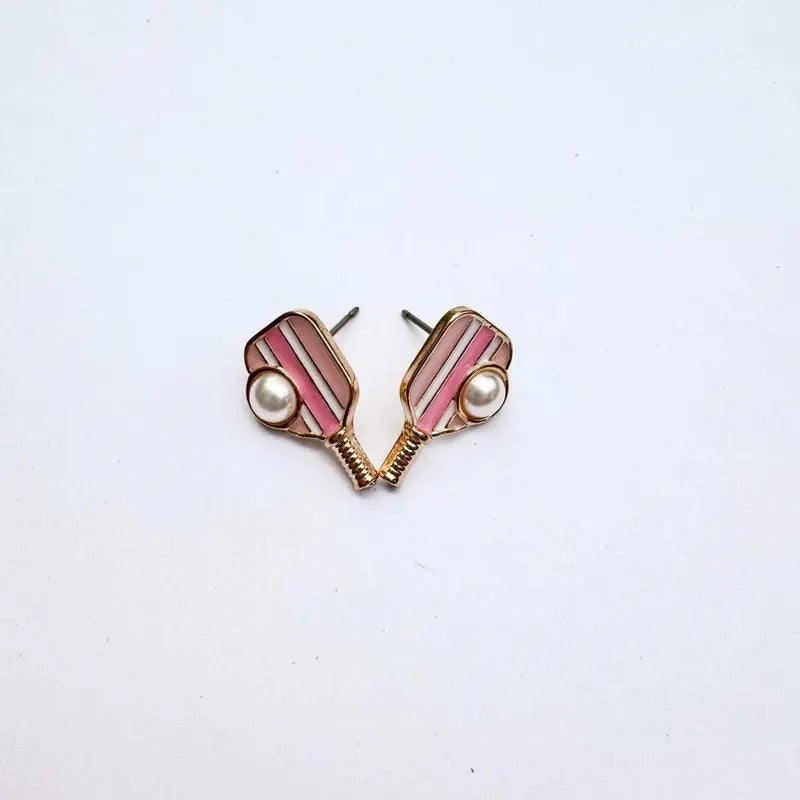Pink Pickleball Earrings T-Shirts, Hoodie, Sweatshirt | WearSparks.com