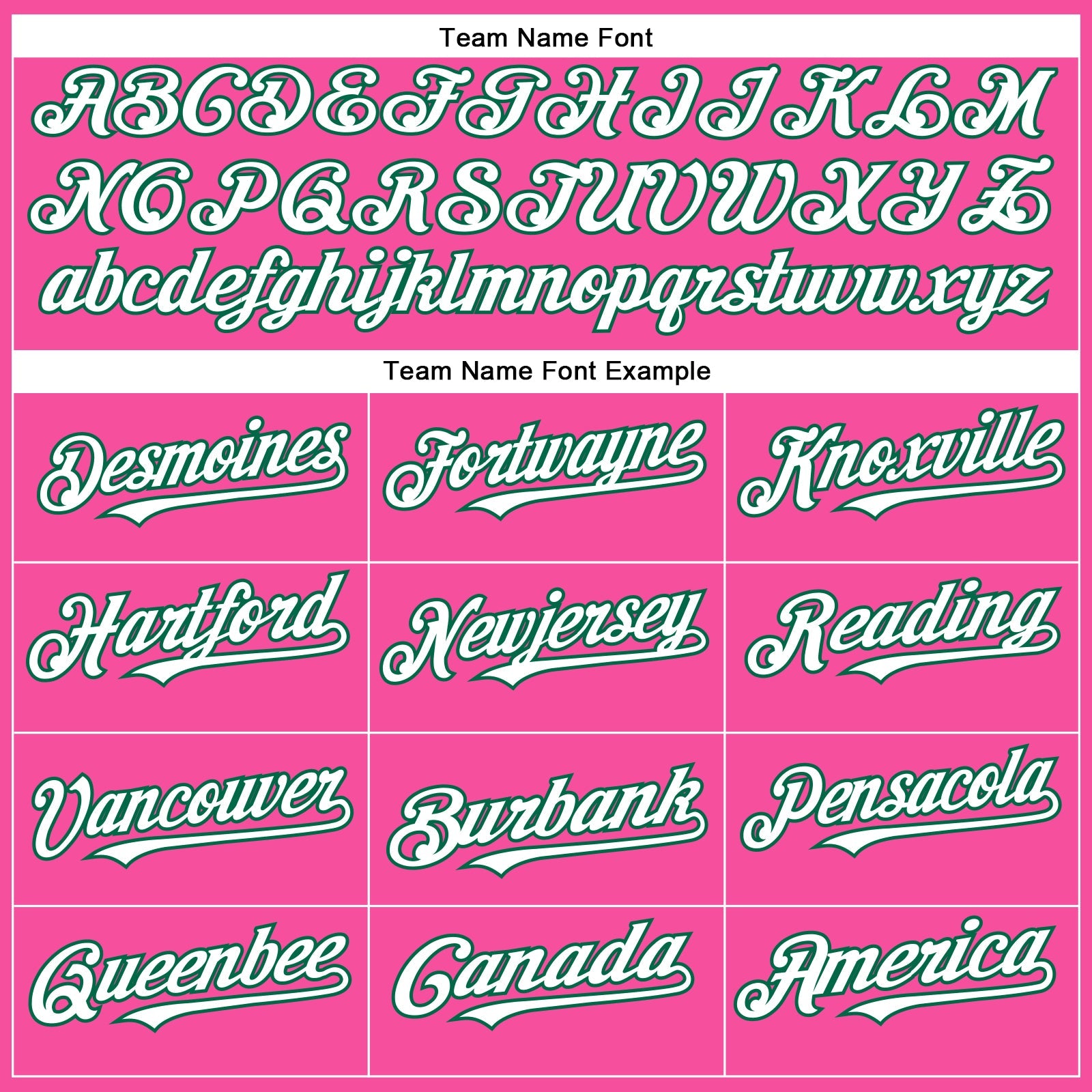 Custom Pink White-Kelly Green Authentic Baseball Jersey