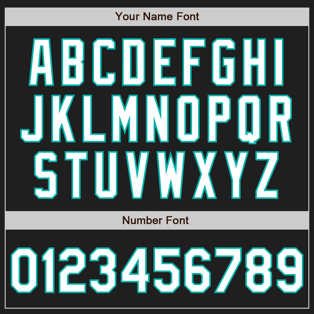 Custom Black White-Aqua Gradient Classic Vertical Stripe Authentic Baseball Jersey