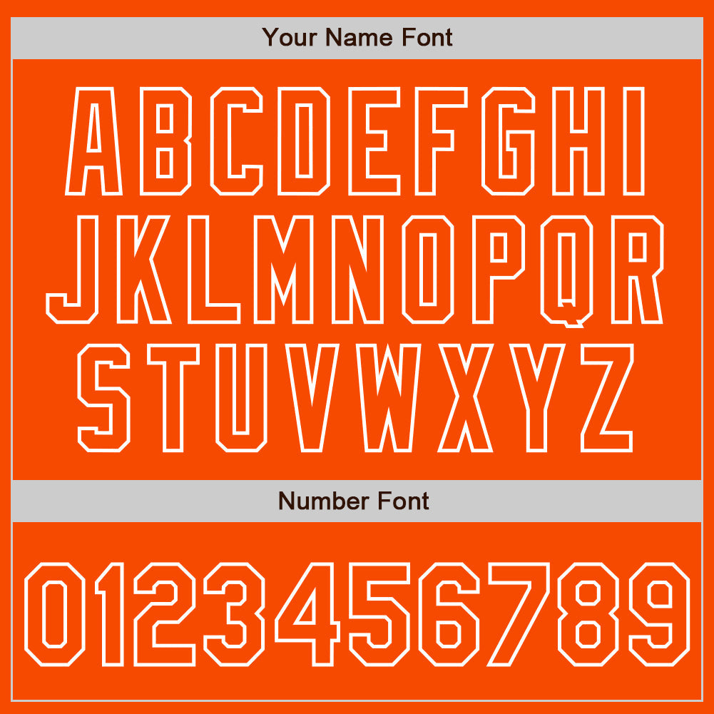Custom Orange-White Gradient Classic Vertical Stripe Authentic Baseball Jersey