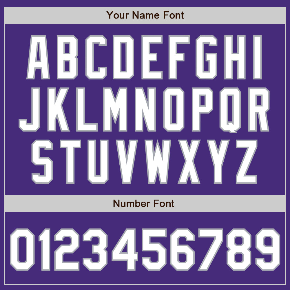 Custom Purple White-Gray Gradient Classic Vertical Stripe Authentic Baseball Jersey