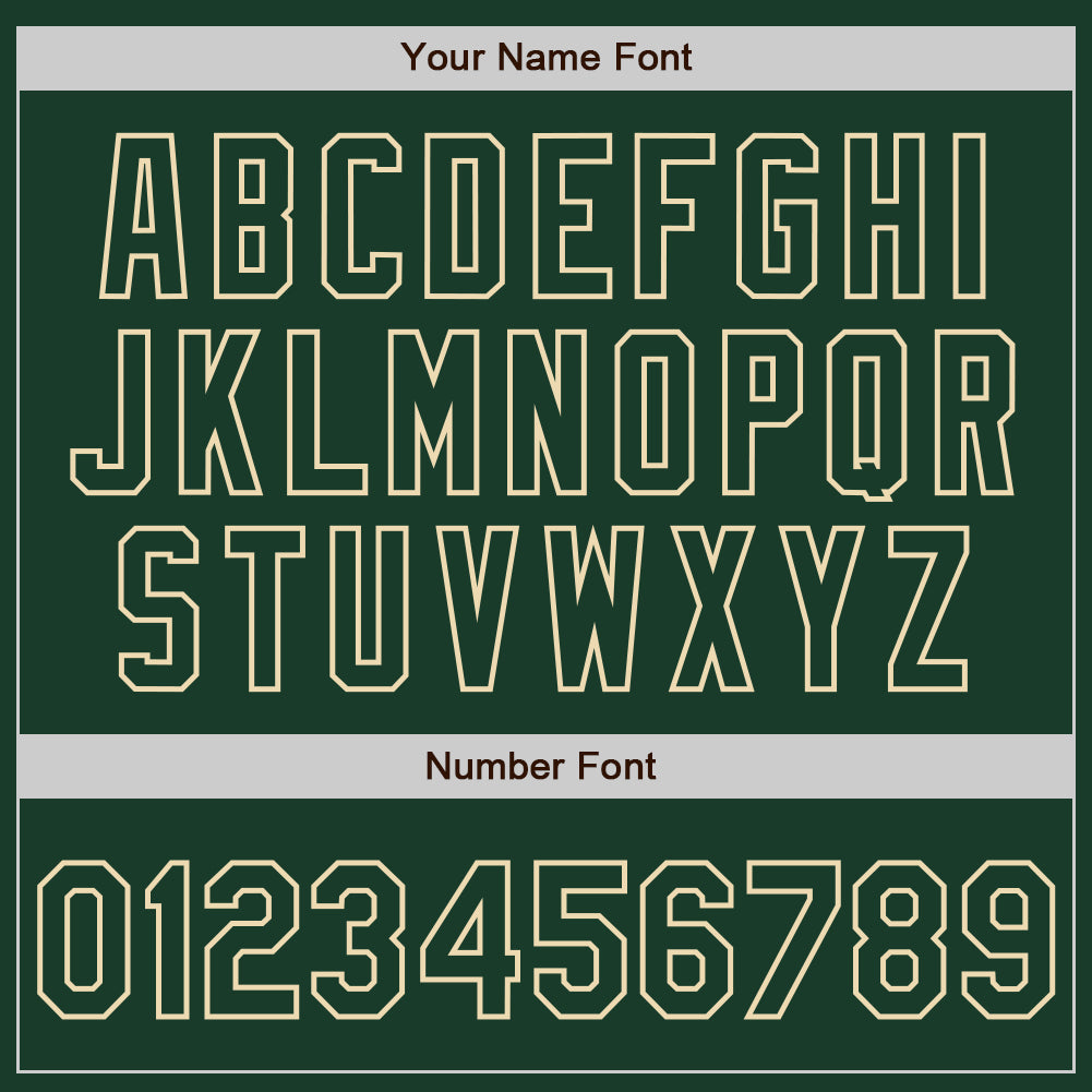 Custom Green Cream-Cream Gradient Classic Vertical Stripe Authentic Baseball Jersey