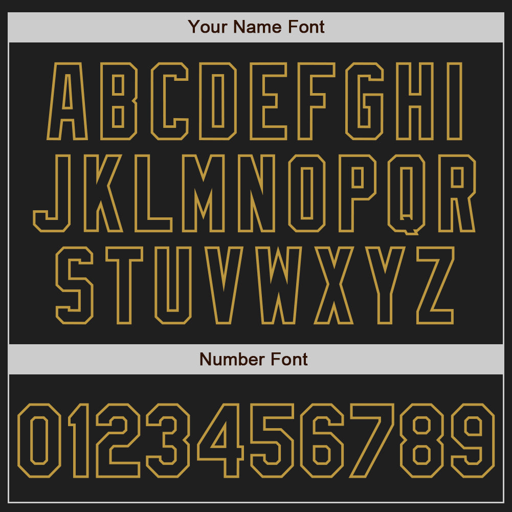 Custom Black-Old Gold Classic Vertical Stripe Fluid Liquid Texture Authentic Baseball Jersey