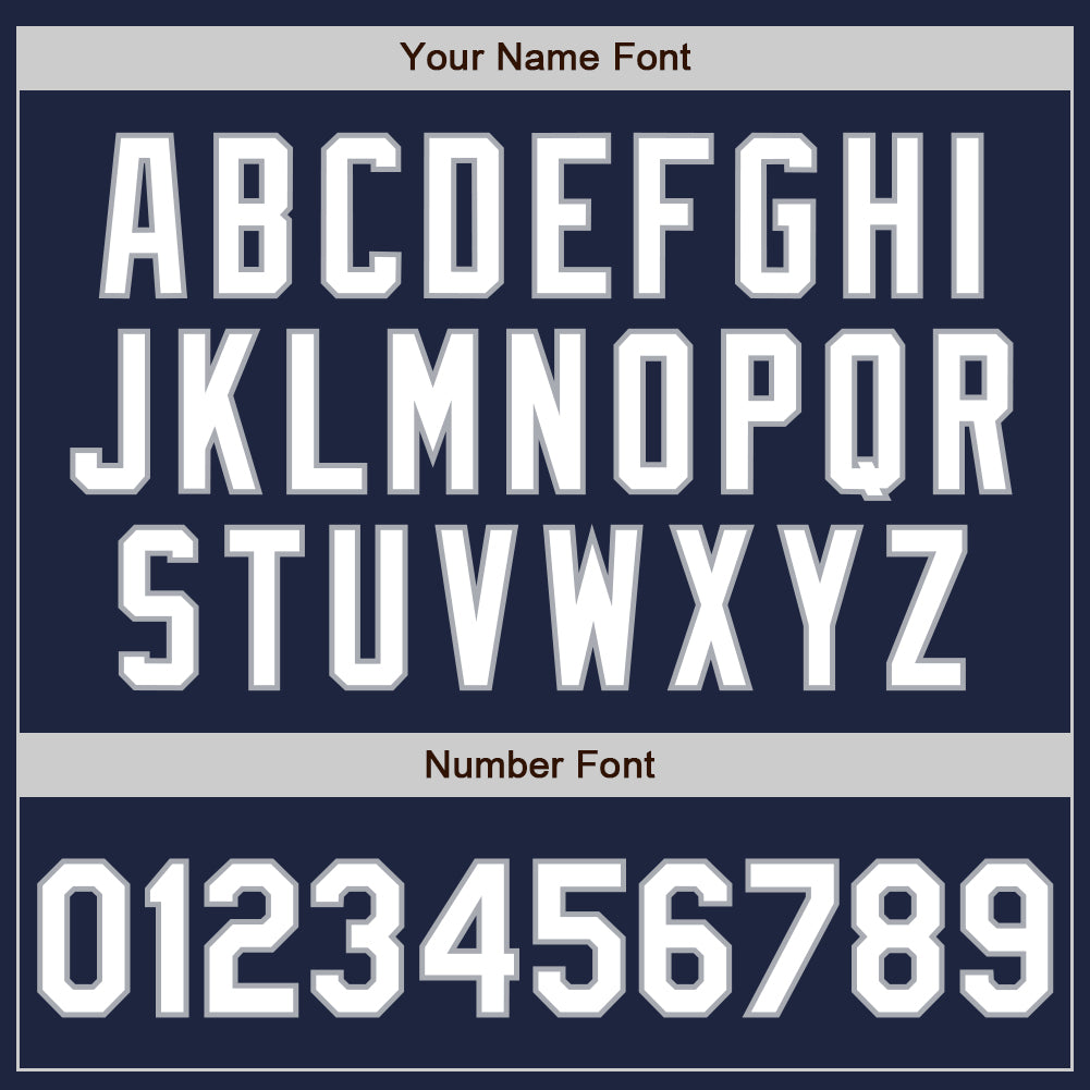 Custom Navy White-Gray Classic Vertical Stripe Fluid Liquid Texture Authentic Baseball Jersey