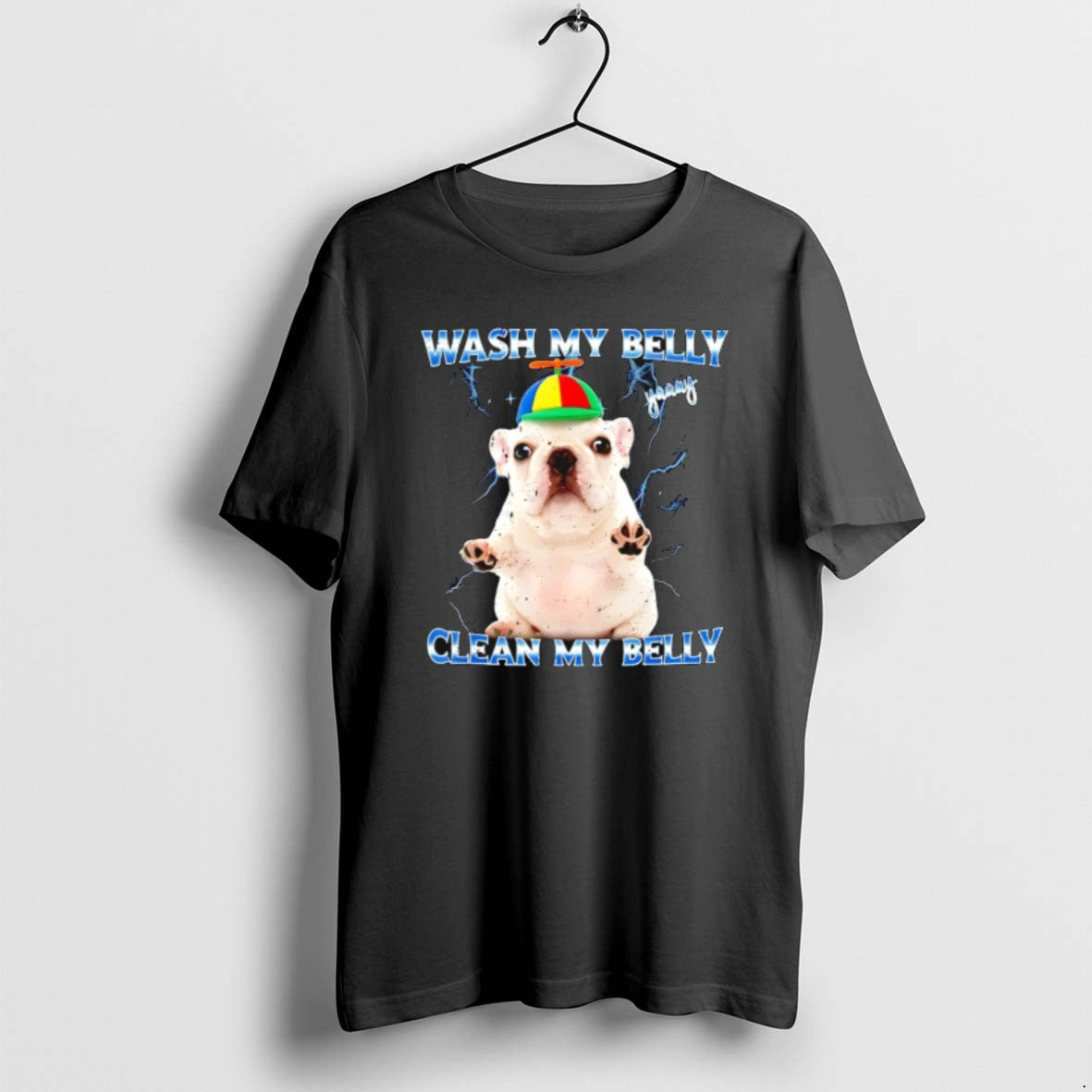 Pitbull Dog Wash My Belly Clean My Belly T Shirts