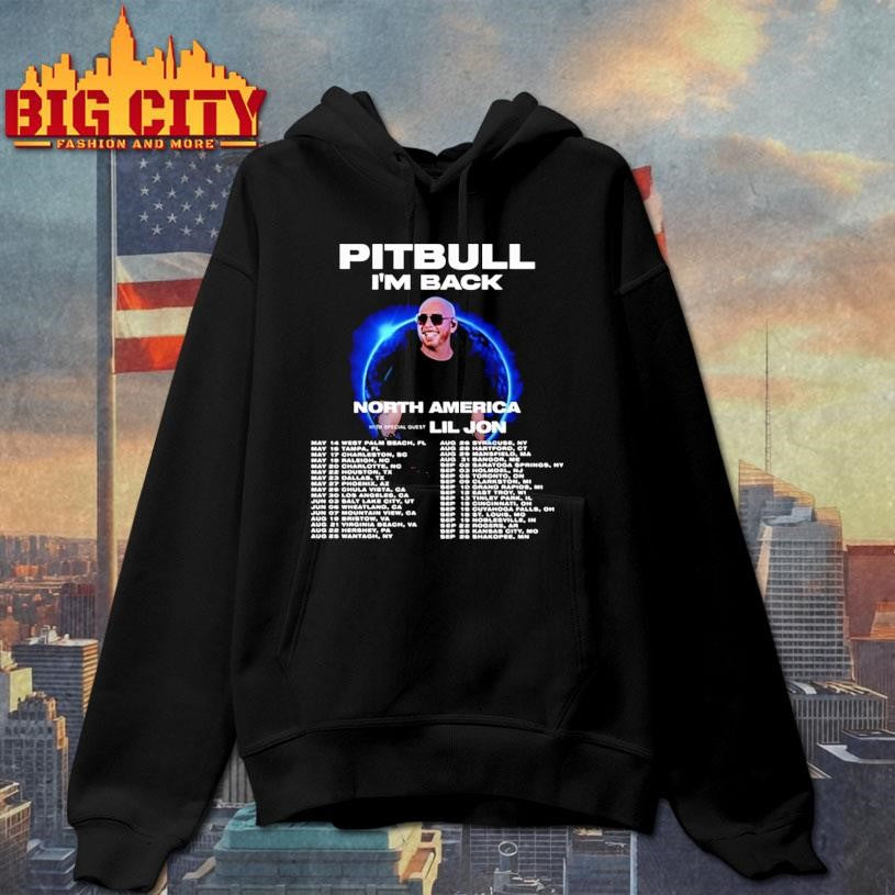 Pitbull Im Back North America Tour Shirt