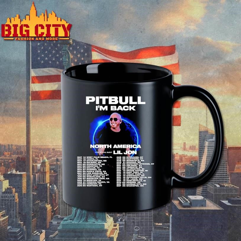 Pitbull Im Back North America Tour Shirt
