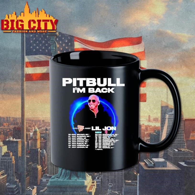 Pitbull I’m Back Tour 2026 Dates Shirt
