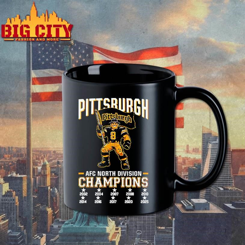 Pittsburgh Football 2025 AFC North Division Champs Macos shirt
