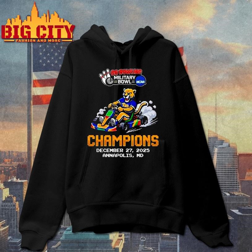 Pittsburgh Panthers Go Bowling Military Bowl Champions 2025 Shirt