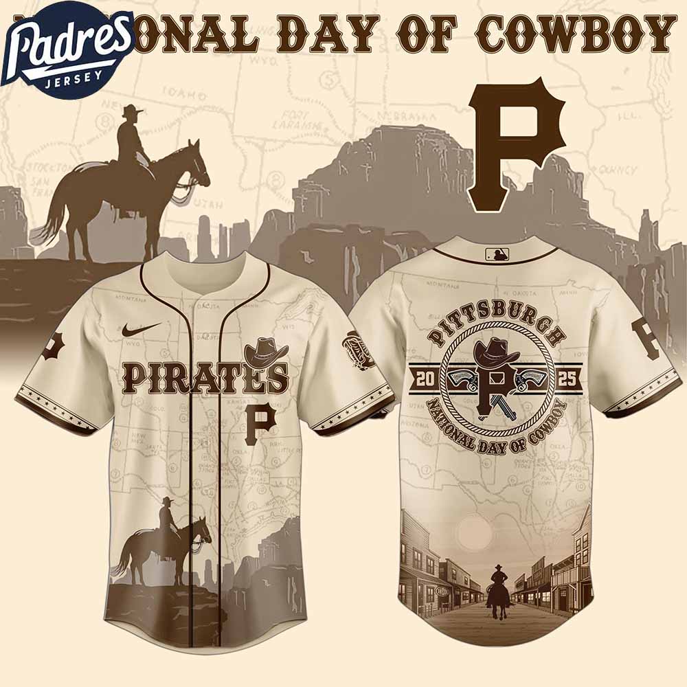 Pittsburgh Pirates MLB X National Day Of Cowboy Personalized Baseball Jersey - Padres Jersey Oasis: Elevate Your Baseball...