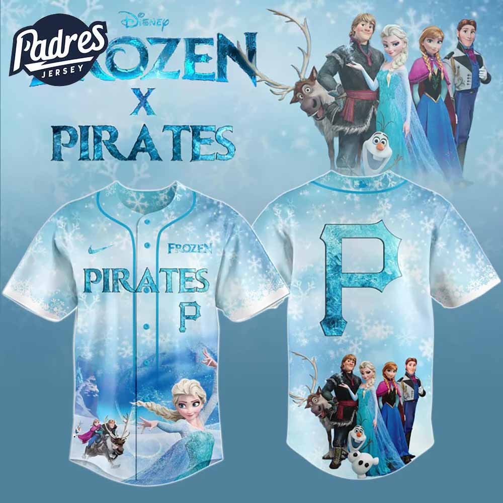 Pittsburgh Pirates x Frozen Baseball Jersey 2025 - Padres Jersey Oasis: Elevate Your Baseball Style Game T-Shirts,...