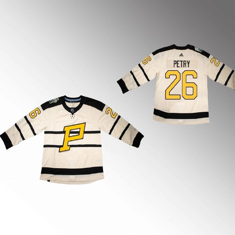 Pittsburgh Penguins #26 Jeff Petry 2023 Winter Classic Primegreen Cream Jersey