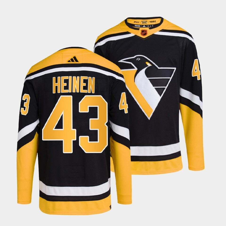 Pittsburgh Penguins #43 danton-heinen-black-2022reverse-retro-2.0-authentic-primegreen-jersey