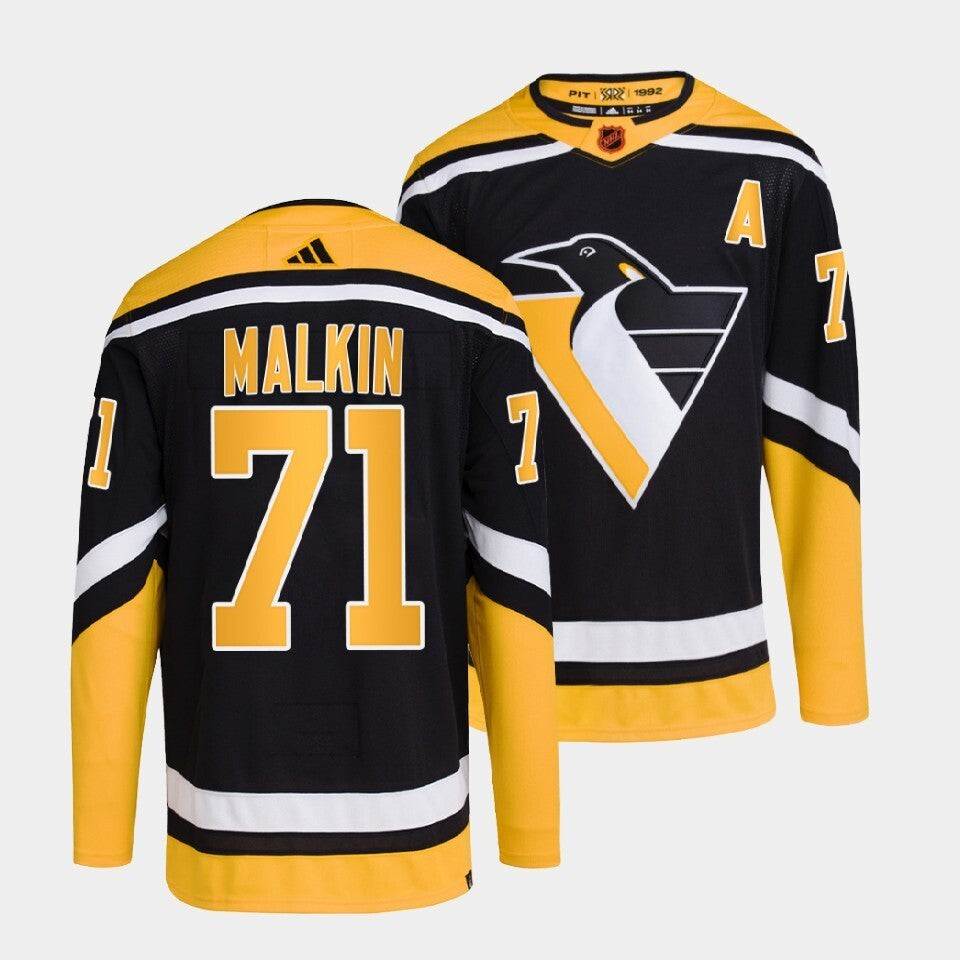 Pittsburgh Penguins #71 evgeni-malkin-black-2022reverse-retro-2.0-authentic-primegreen-jersey