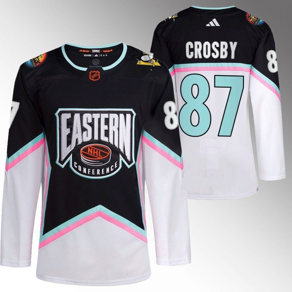 Pittsburgh Penguins #87 Sidney Crosby 2023 NHL All-Star Black Eastern Conference Jersey
