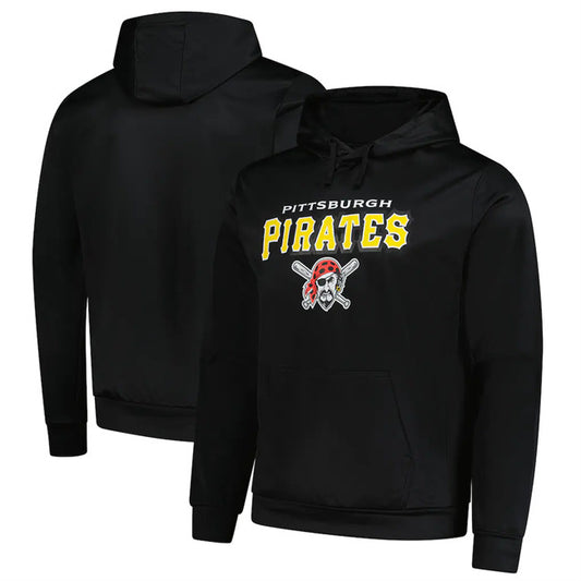 Pittsburgh Pirates Black Dunbrooke Champion Pullover Hoodie