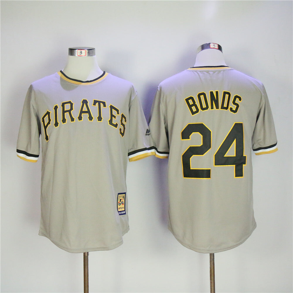 Pittsburgh Pirates #24 Pirates 24 Gray Fan Retro New