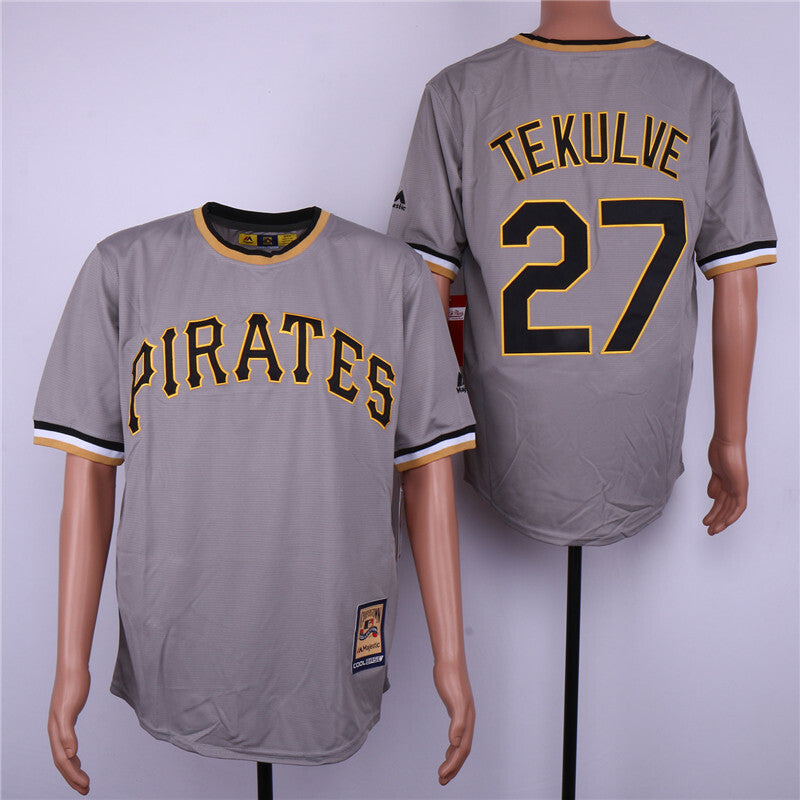 Pittsburgh Pirates #27 Pirates 27 Gray