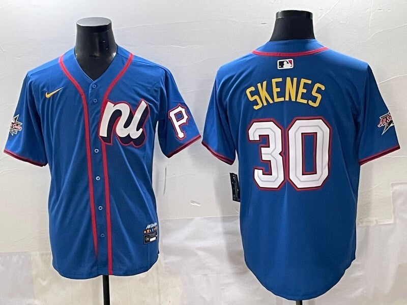 Pittsburgh Pirates #30 Paul Skenes Pirates 25 All-Star Style 1