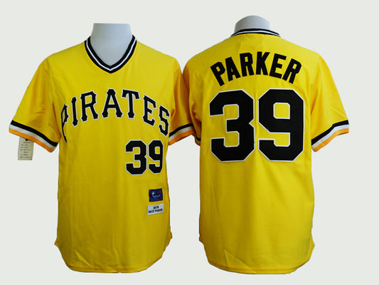 Pittsburgh Pirates #39 Pirates 39 Yellow Retro Style 2