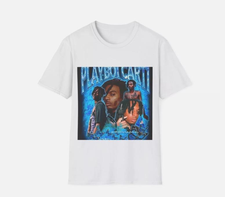 Pl4yboi C4rti  Graphic Tee, Rapper Merch Gift For Fans Unisex Tee S-3Xl Hoodie, Sweatshirt | WearSparks.com