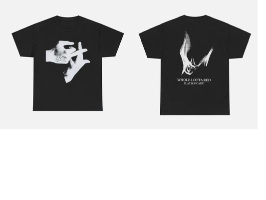 Pl4yboi C4rti Hands Tee T-Shirt Whole Lotta Red Album Tour Merch - All Sizes Hoodie, Sweatshirt | WearSparks.com