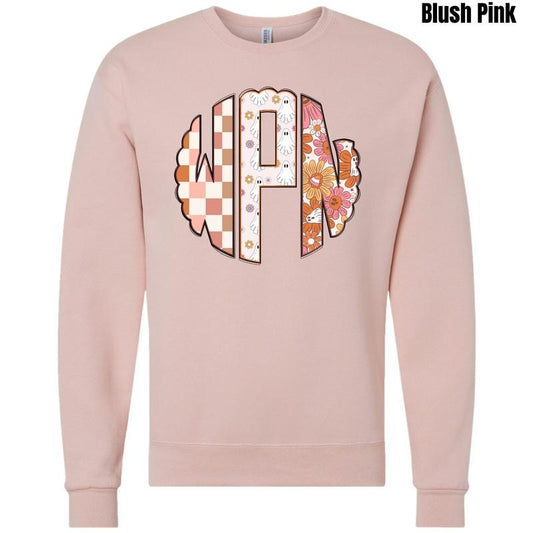 Plain Girly Halloween Monogram Sweatshirt 'NLB' T-Shirts, Hoodie | WearSparks.com