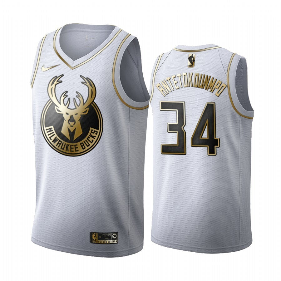 Platinum Edition Bucks 34 # Jersey