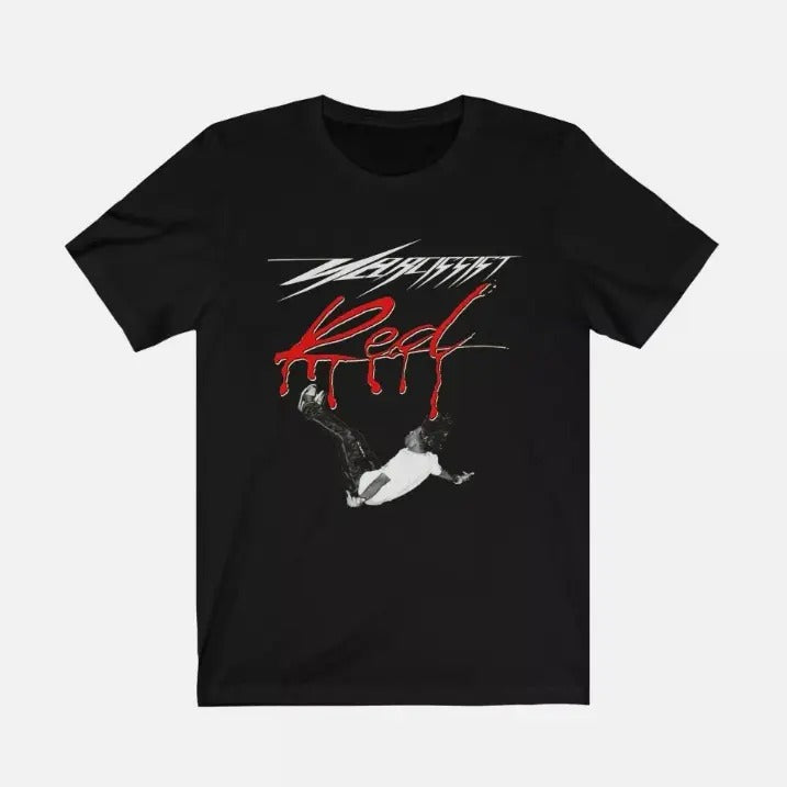 Playboi 'Whole Lotta Red' T-Shirt, Graphic Shirt, Black Streetwear Tee, Unisex Cotton Shirt, Perfect for Hip Hop Fans,...