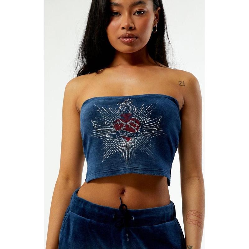Playboy Women's By PacSun Velour Tube Top T-Shirts, Hoodie, Sweatshirt | WearSparks.com