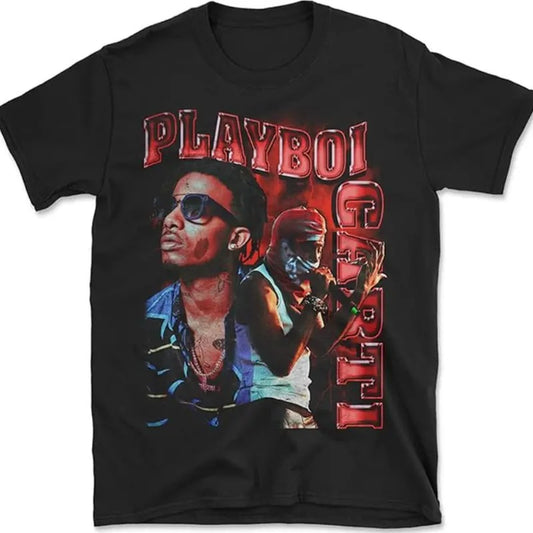 Playboy.C Whole Lotta Red Vintage Style Hip Hop Rap T-Shirt, Grahpic tees, Cotton T-Shirt, Crew Neck T-Shirt, Gift for...
