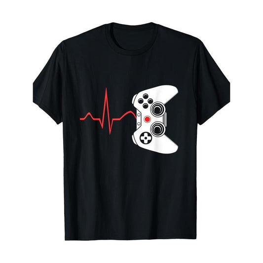 Player heartbeat video game 100% cotton T-shirt Made in USA Hoodie, Sweatshirt | WearSparks.com