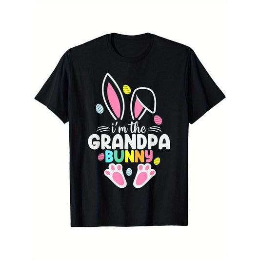 Playful Charm" I'm The Grandpa Bunny" Easter Family Matching T-Shirt