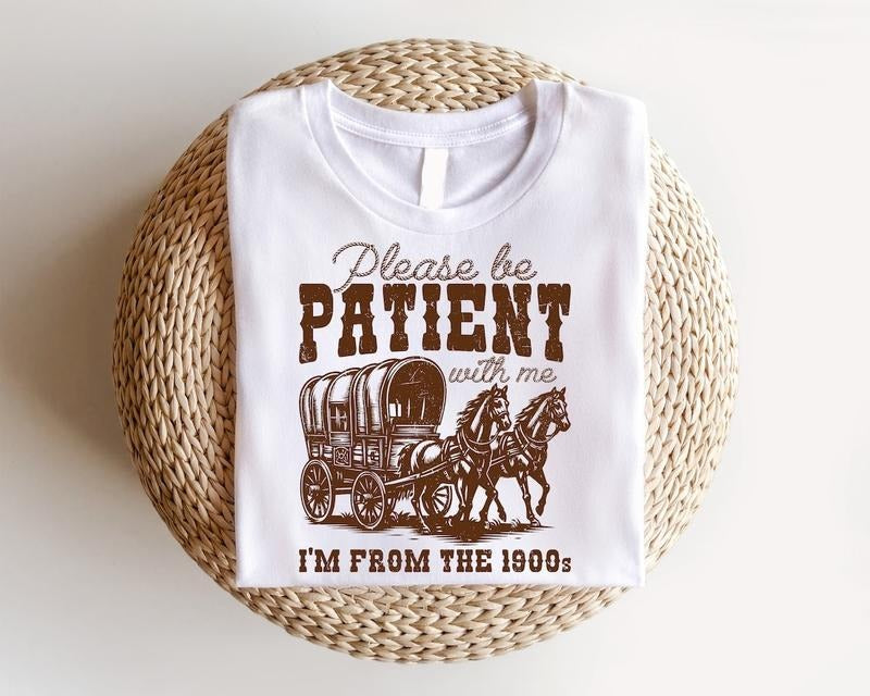 Please Be Patient With Me I'm From The 1990s Funny Graphic Unisex T-Shirt Fabric Menswear Hoodie, Sweatshirt | WearSparks.com