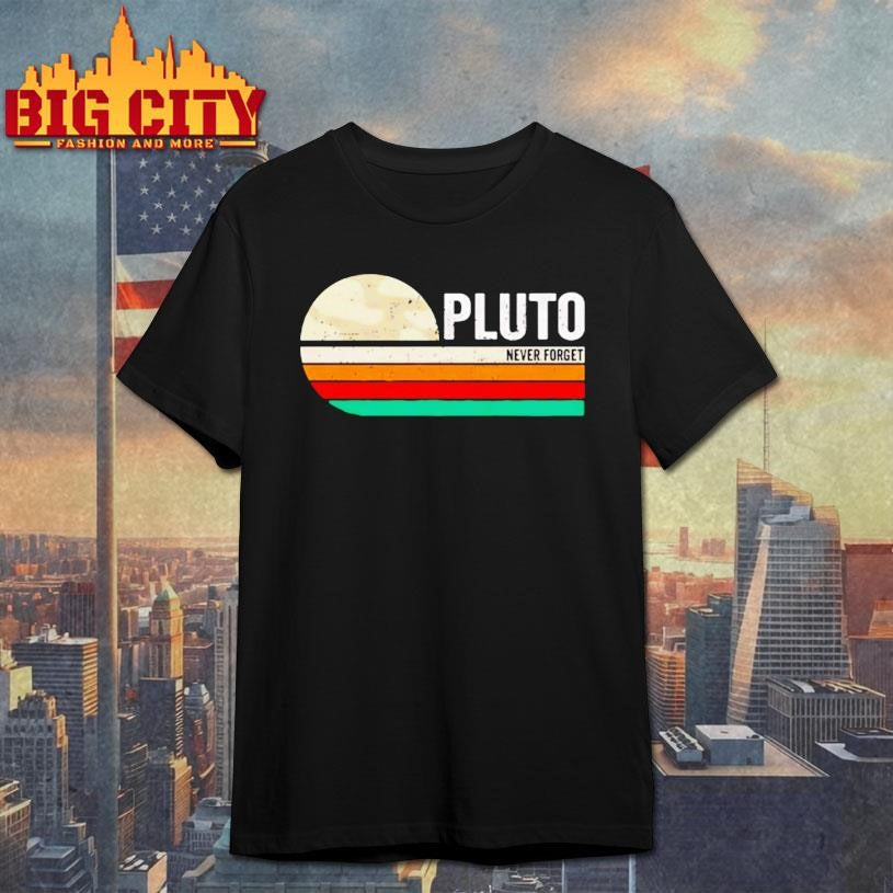 Pluto Never Forget Logo Vintage Shirt