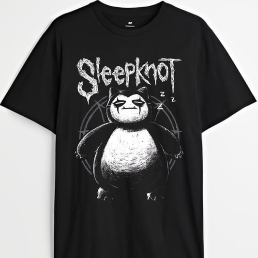 Pocket Monsters Anime T-shirt, Retro Snorlax X Sleepknot Merch Graphic Tee, Manga Gifts For Men's Women's, Tops Menswear...