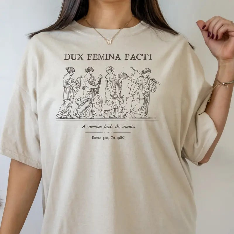 Poet Shirt, Greek Mythology Art T-Shirt, Greek Goddess Latin Quote Sweatshirt, Literature Tshirt Ancient Greece Artsy...