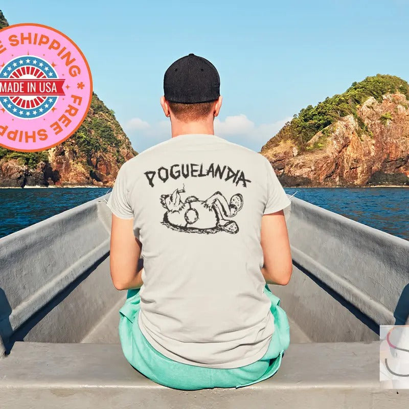 Poguelandia Flag Shirt Unisex Outerbanks TShirt Chicken In Crocs Obx Shirts Pogue Life Tee Outer Banks Merch P4L Shirt...