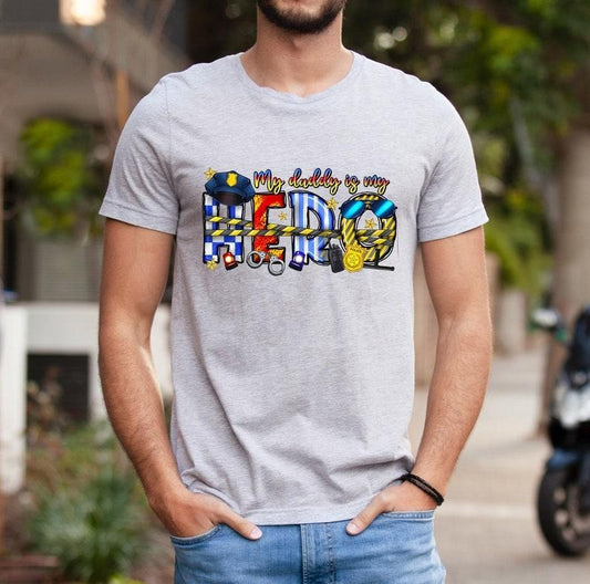Police Dad Shirt - Officer Dad Shirt - Cop Dad Shirt - Proud Police Dad T Shirt - Cop Dad Tee - Police Dad Gift